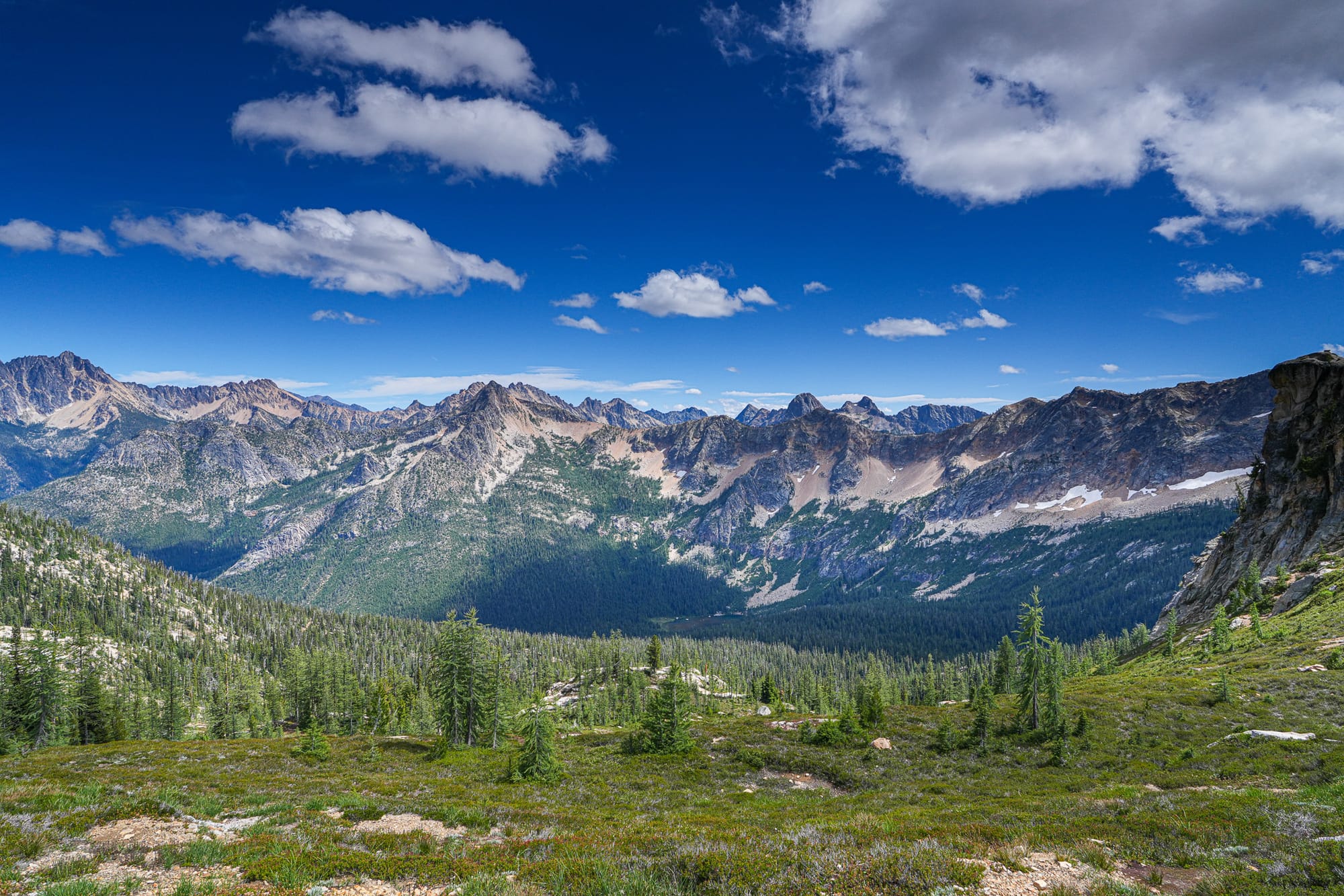 mountain peaks