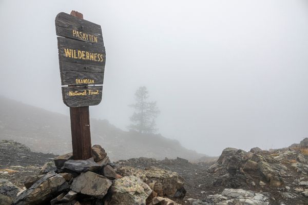 Pasayten Wilderness sign