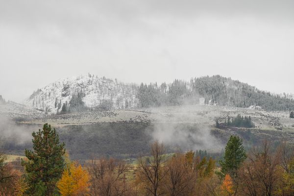 snowy hills