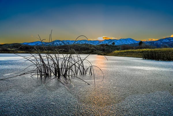 frozen lake